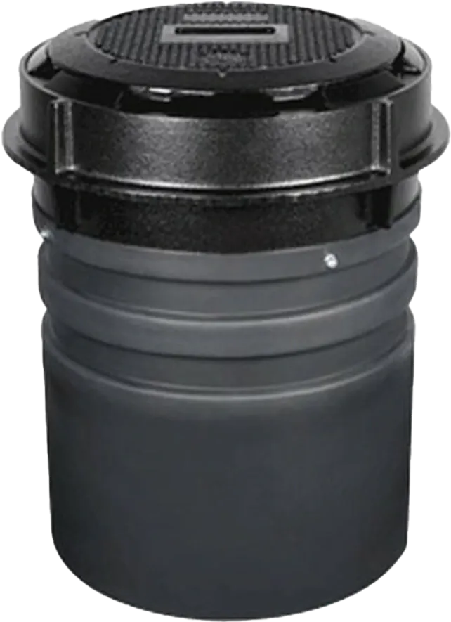 EBW&#xAE;&#x20;Defender&#x20;Spill&#x20;Container,&#x20;Grade&#x20;Level&#x20;DW&#x20;Thread-On,&#x20;Cast&#x20;Iron&#x20;Lid